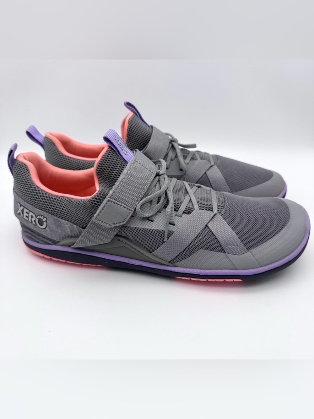 Xero Grey Athletic Sneaker with Pink & Purple Accents - Picture 2 of 6